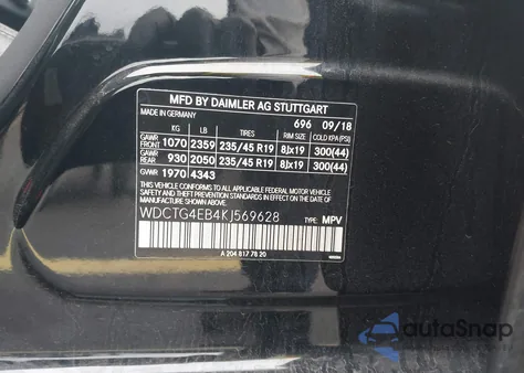 2019 Mercedes-Benz Gla 250 z USA, uszkodzony, nr VIN WDCTG4EB4KJ569628